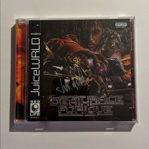Juice Wrld signed Deathrace for Love CD